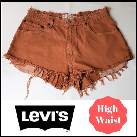 Levi's Pants - 2 for $25!  LEVI'S "HIGH RISE" Cutoff Jean Shorts